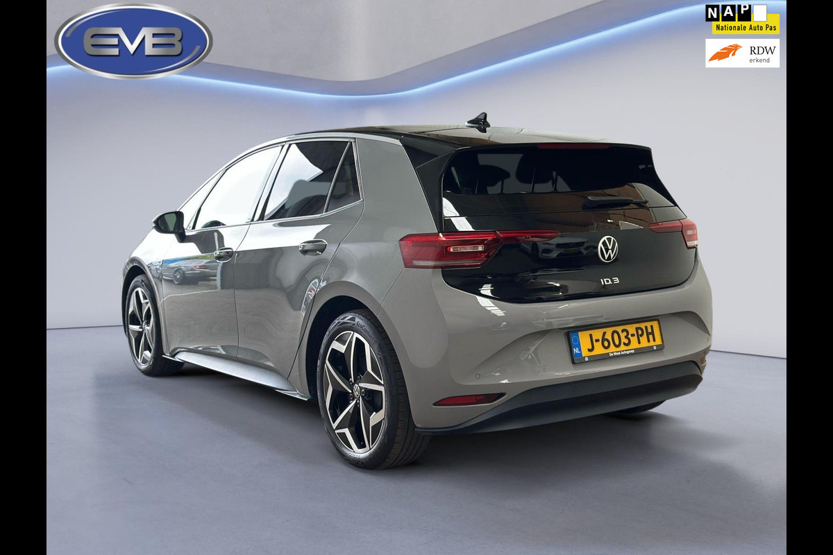 Volkswagen ID.3 First Plus 58 kWh, luxe uitvoering, eerste eigenaar, achteruitrijcamera, Nederlandse auto met nationale auto pas Volkswagen ID.3 First Plus 58 kWh, luxe uitvoering, eerste eigenaar, achteruitrijcamera, Nederlandse auto met nationale auto pas