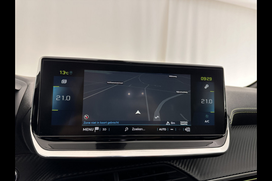 Peugeot e-208 EV GT Pack 50 kWh [ 3-Fase ] (INCL-BTW) *FULL-LED | DIGI-COCKPIT | BLIS | CAMERA | 1/2-LEATHER | HEATED-SEATS | NAVI-FULLMAP | LANE-ASSIST | KEYLESS | DAB | SPORT-SEATS | 17"ALU*