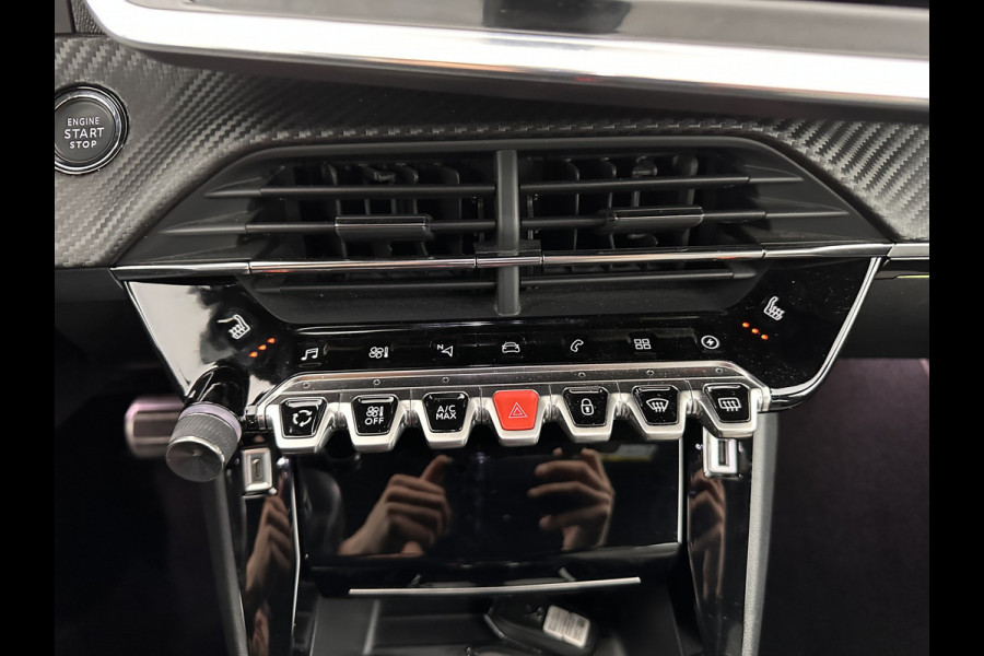 Peugeot e-208 EV GT Pack 50 kWh [ 3-Fase ] (INCL-BTW) *FULL-LED | DIGI-COCKPIT | BLIS | CAMERA | 1/2-LEATHER | HEATED-SEATS | NAVI-FULLMAP | LANE-ASSIST | KEYLESS | DAB | SPORT-SEATS | 17"ALU*
