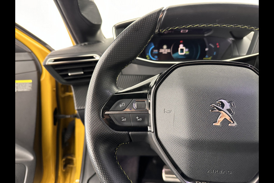 Peugeot e-208 EV GT Pack 50 kWh [ 3-Fase ] (INCL-BTW) *FULL-LED | DIGI-COCKPIT | BLIS | CAMERA | 1/2-LEATHER | HEATED-SEATS | NAVI-FULLMAP | LANE-ASSIST | KEYLESS | DAB | SPORT-SEATS | 17"ALU*