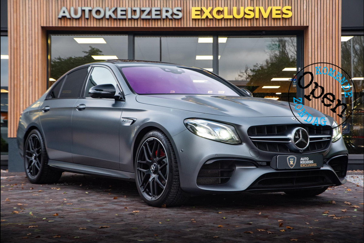 Mercedes-Benz E-Klasse AMG 63 4MATIC Mercedes-Benz E-Klasse 63 AMG 4Matic Schuifdak HUD Stoelvent. 360camera Burmester Memory Stoelventil. Mercedes-Benz E-Klasse AMG 63 4MATIC Mercedes-Benz E-Klasse 63 AMG 4Matic Schuifdak HUD Stoelvent. 360camera Burmester Memory Stoelventil.