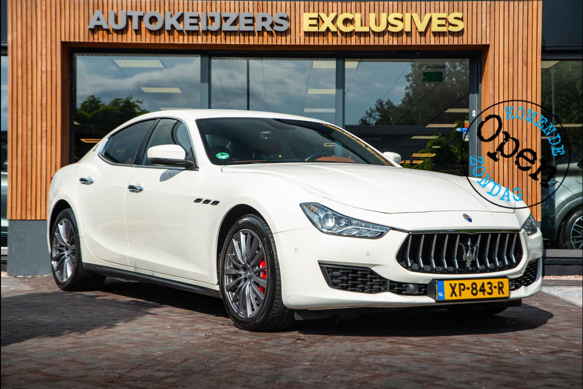 Maserati Ghibli 3.0 V6 D Xenon Leer Cruise Keyless Memory PDC 19''LM Maserati Ghibli 3.0 V6 D Xenon Leer Cruise Keyless Memory PDC 19''LM