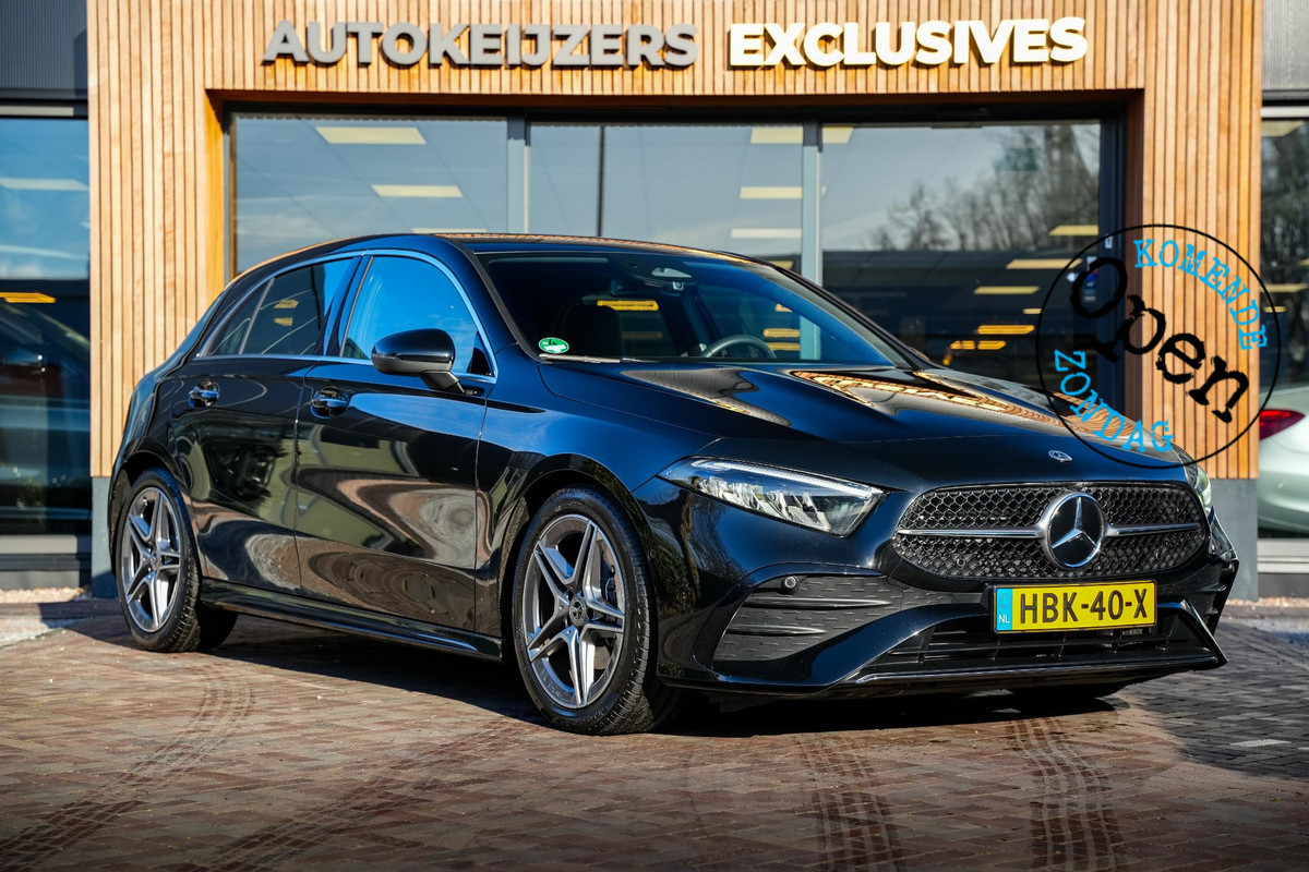Mercedes-Benz A-Klasse 200 d AMG Camera Ambient Widescreen Cruise Dode Hoek Mercedes-Benz A-Klasse 200 d AMG Camera Ambient Widescreen Cruise Dode Hoek