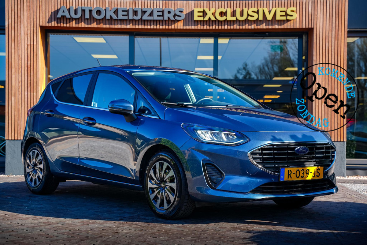 Ford Fiesta 1.0 EcoBoost Hybrid Titanium X Led CarPlay Navi Cruise Clima Stuurverw. DAB+ Camera LED Keyless 15”LM Ford Fiesta 1.0 EcoBoost Hybrid Titanium X Led CarPlay Navi Cruise Clima Stuurverw. DAB+ Camera LED Keyless 15”LM