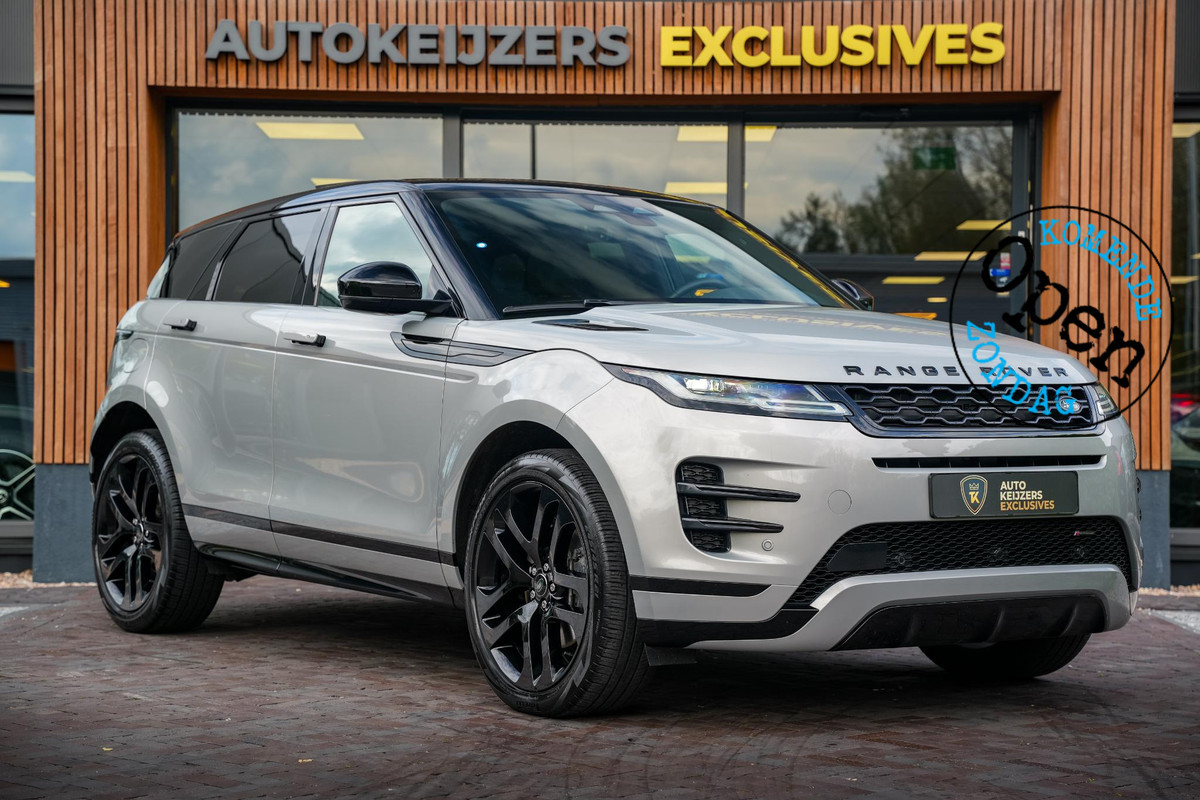 Land Rover Range Rover Evoque 2.0 P200 AWD R-Dynamic Panoramadak Keyless Matrix LED Camera Leer stoelverw. 21''LM