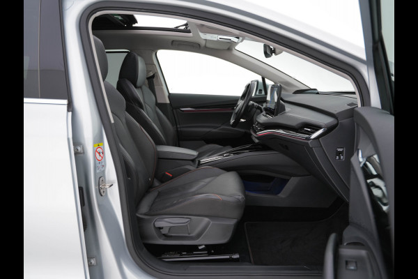 Škoda ENYAQ iV 80 [ 3-Fase ] (INCL-BTW) *PANO | FULL-LEATHER | ADAPT.CRUISE | HEAD-UP | MEMORY-PACK | FULL-LED | DIGI-COCKPIT | BLIND-SPOT | NAVI-FULLMAP | KEYLESS | CAMERA | SPORT-SEATS | KEYLESS | AMBIENT-LIGHT