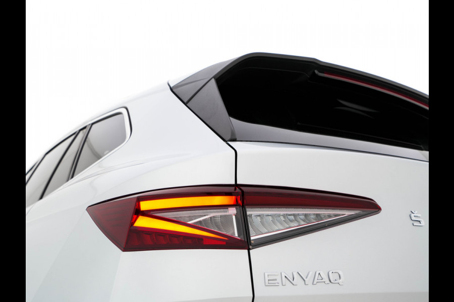 Škoda ENYAQ iV 80 [ 3-Fase ] (INCL-BTW) *PANO | FULL-LEATHER | ADAPT.CRUISE | HEAD-UP | MEMORY-PACK | FULL-LED | DIGI-COCKPIT | BLIND-SPOT | NAVI-FULLMAP | KEYLESS | CAMERA | SPORT-SEATS | KEYLESS | AMBIENT-LIGHT