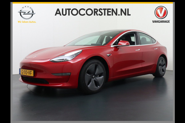 Tesla Model 3 Long Range AWD 75kWh 463PK FSD-Full Self Driving Meegeleverd Pakket Premium Audio 4wd AutoPilot Panoramadak Camera's Leer Adapti Stoel en achterbank verwarming Electr.Stoelen+Memory+Easy-Entry WiFi 1e Eigenaar Org. Nederlandse Auto Garantie op Accu/Motor tot 16-12-2027/192.000km