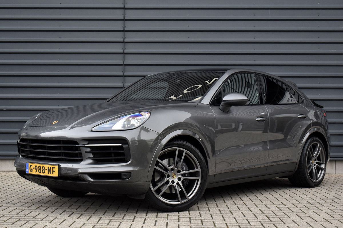 Porsche Cayenne Coupé 3.0 E-Hybrid 462pk | Panoramadak | Sport Chrono | Achterasbesturing | Trekhaak | 21'' Velgen | Leder Dashbord | Orig. NL | Porsche Cayenne Coupé 3.0 E-Hybrid 462pk | Panoramadak | Sport Chrono | Achterasbesturing | Trekhaak | 21'' Velgen | Leder Dashbord | Orig. NL |