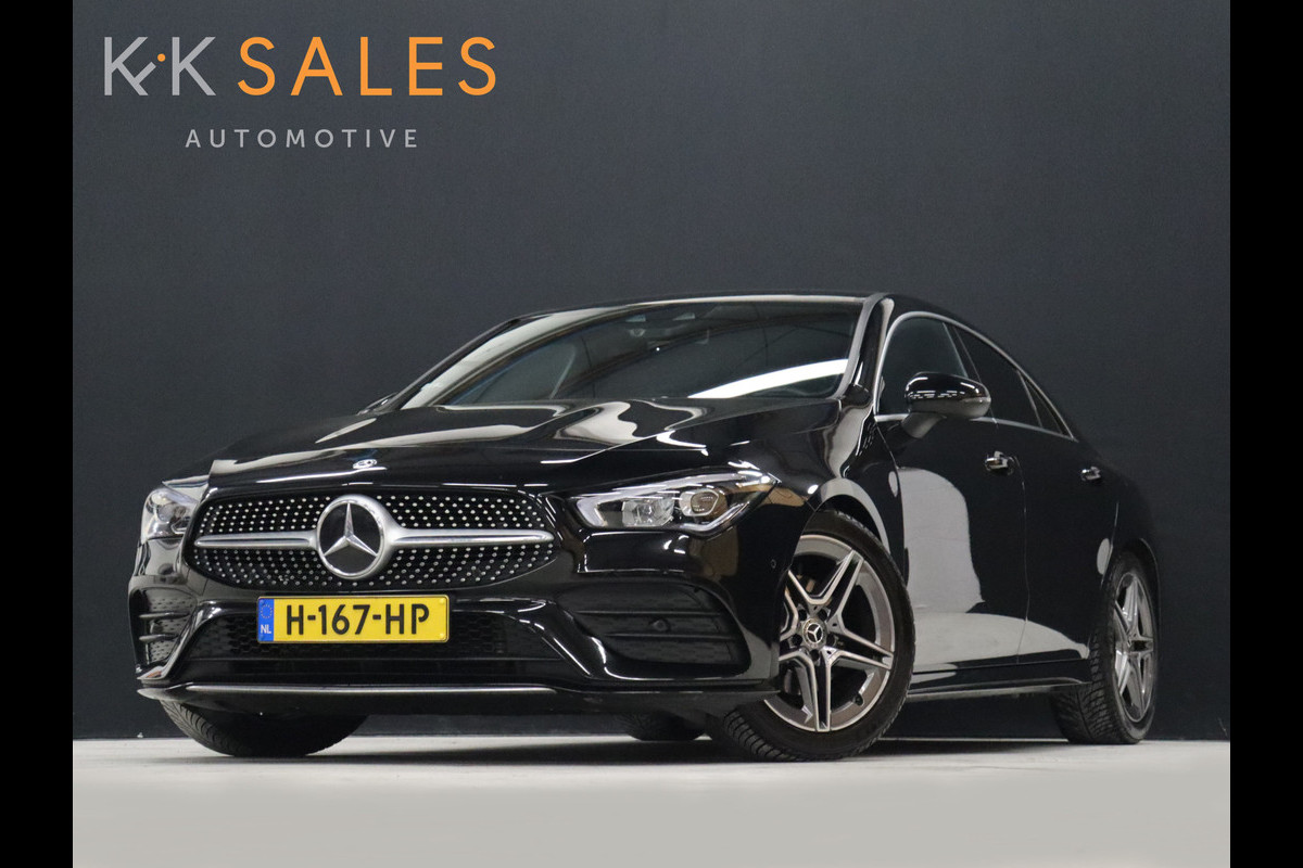 Mercedes-Benz CLA-Klasse 180 Business Solution AMG [APPLE CARPLAY, CAMERA, CRUISE CONTROL,STOELVERWARMING, SFEERVERLICHTING, PDC 360, LED LAMPEN PEFORMANCE, HALF LEDER, FLIPPERS, NAVIGATIE, NIEUWSTAAT]