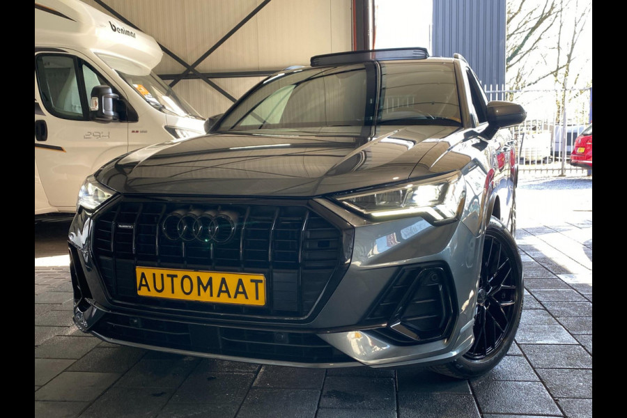 Audi Q3 40 TFSI quattro S Line edition S line Black optic Pano Electr-Trekhaak ACC Keyless go pakket Carplay Draadloos