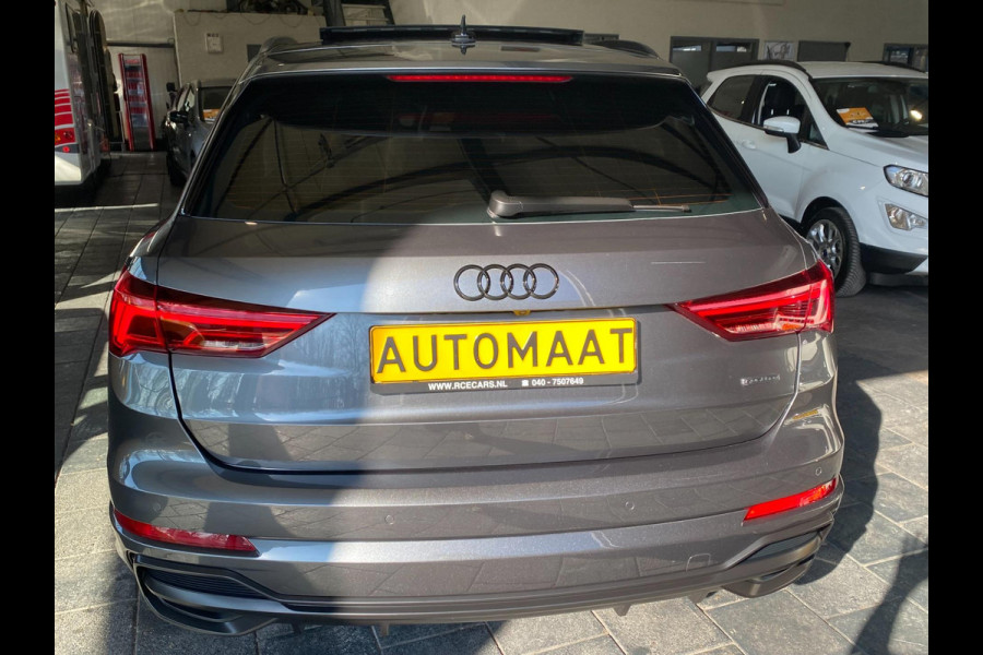 Audi Q3 40 TFSI quattro S Line edition S line Black optic Pano Electr-Trekhaak ACC Keyless go pakket Carplay Draadloos