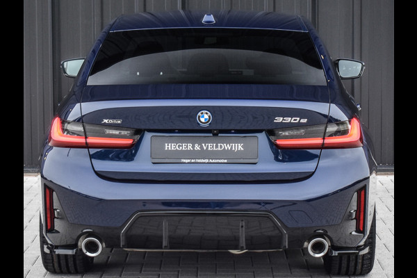 BMW 3-serie 330e xDRIVE | M-SPORT | TREKHAAK | SPORTSTOELEN | ACTIVE CRUISE CONTROL | CAMERA | LEDEREN BEKLEDING | DAB+ | HIFI SOUND | SHADO