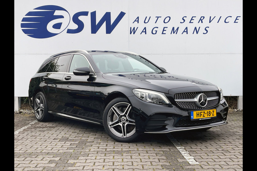 Mercedes-Benz C-Klasse Estate 300 e Business Solution AMG | Trekhaak | Leder | ACC | HUD | MultiBeam LED | Keyless | 18 inch