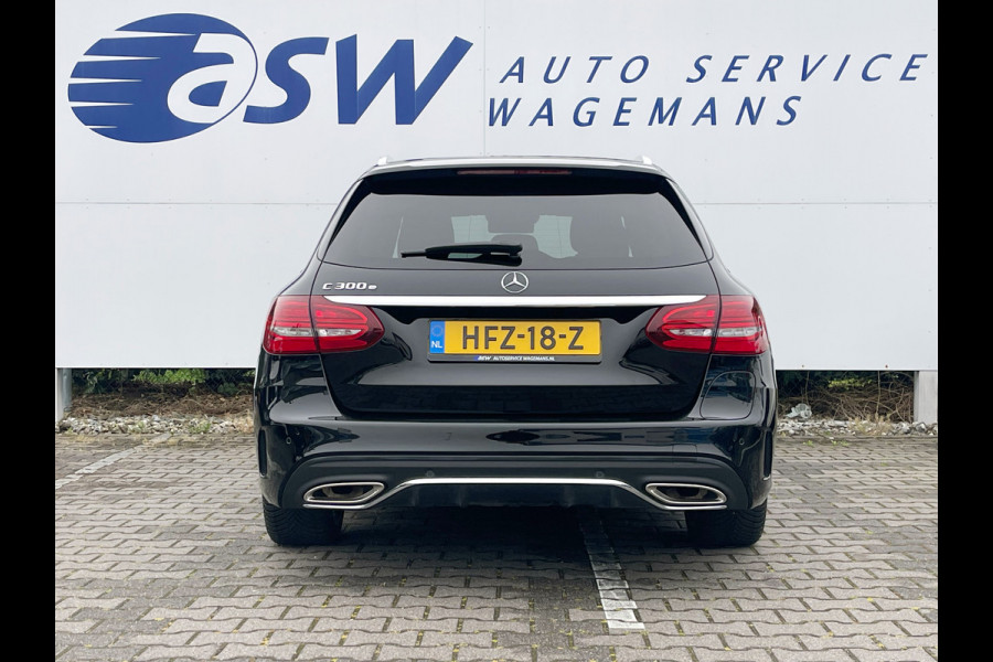 Mercedes-Benz C-Klasse Estate 300 e Business Solution AMG | Trekhaak | Leder | ACC | HUD | MultiBeam LED | Keyless | 18 inch