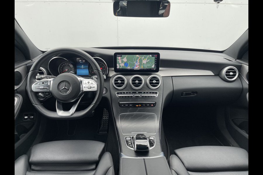 Mercedes-Benz C-Klasse Estate 300 e Business Solution AMG | Trekhaak | Leder | ACC | HUD | MultiBeam LED | Keyless | 18 inch