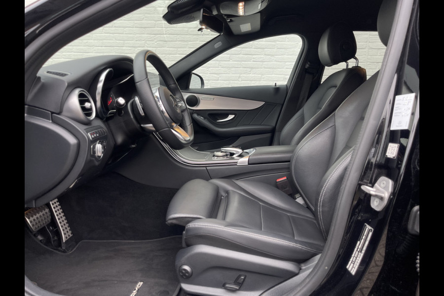 Mercedes-Benz C-Klasse Estate 300 e Business Solution AMG | Trekhaak | Leder | ACC | HUD | MultiBeam LED | Keyless | 18 inch