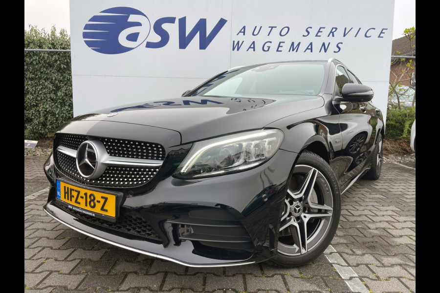 Mercedes-Benz C-Klasse Estate 300 e Business Solution AMG | Trekhaak | Leder | ACC | HUD | MultiBeam LED | Keyless | 18 inch