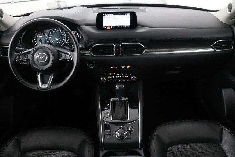 Mazda CX-5 2.0 SkyActiv-G 165 Luxury | Head-Up | Trekhaak | Leder | Stoel & stuurverwarming | 360 camera | Carplay | BOSE Sound | Full LED | Keyless | Memory | Achterbankverwarming