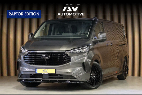 Ford Transit Custom 320 2.0 TDCI 170 PK L2H1 Limited | L+R Schuifdeur | ACC | Blind Spot | Camera | Lane Assist | Stoelverwarming | CarPlay | Naviga | Raptor Edition | Trekhaak | 3-Zitter | MODELJAAR 2025 | Verlengde fabrieksgarantie tot 12-2029