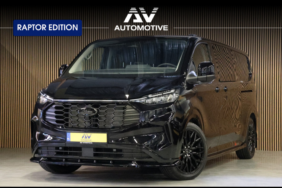 Ford Transit Custom 300 2.0 TDCI 170 PK L2H1 LIMITED | L+R Schuifdeur | ACC | Blind Spot | Camera | Lane Assist | Stoelverwarming | CarPlay | Naviga | Raptor Edition | Trekhaak | 3-Zitter | MODELJAAR 2025 | Verlengde fabrieksgarantie tot 12-2029