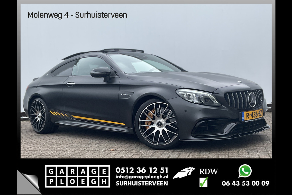 Mercedes-Benz C-Klasse Coupé AMG 63 S Final Edition NL-Geleverd |1 of 499| Keramisch Carbon Designo graphitgrau magno Mercedes-Benz C-Klasse Coupé AMG 63 S Final Edition NL-Geleverd |1 of 499| Keramisch Carbon Designo graphitgrau magno