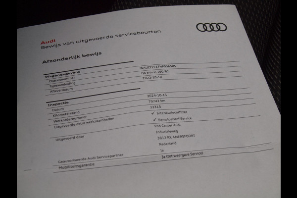 Audi Q4 e-tron 40 Launch edition S Competition 77 kWh | Camera | Apple Carplay | Cruise Control | Trekhaak |