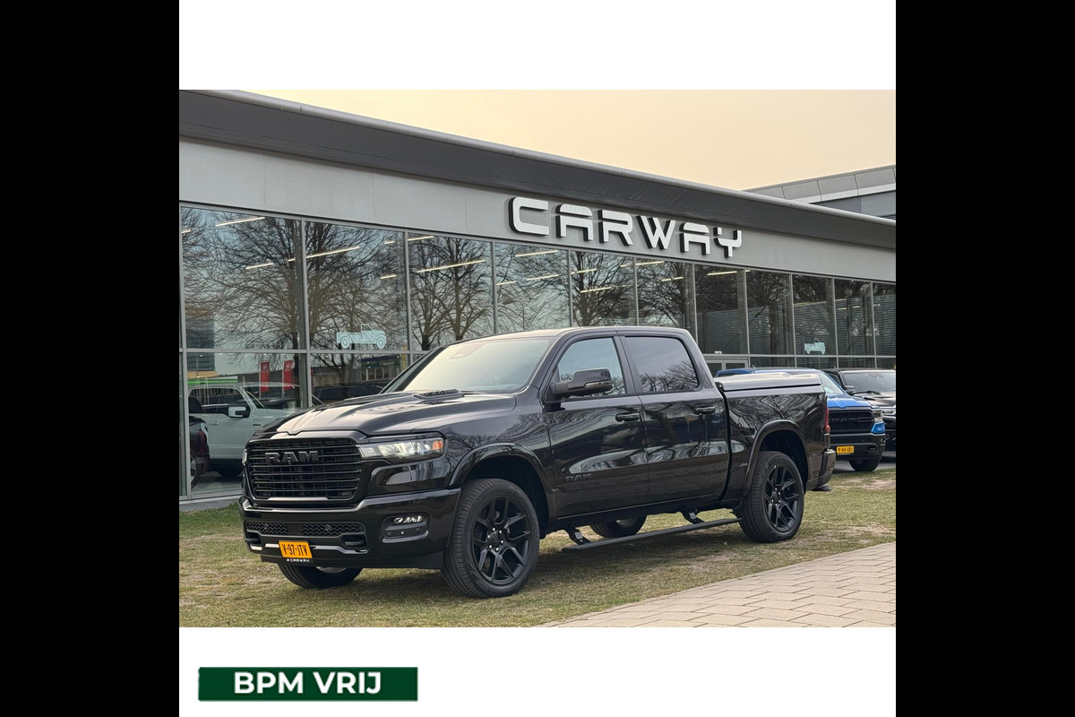 Dodge Ram Laramie full spec. luchtvering, pano, pass.scherm MY25 3.0L TT Hurrican 420pk Dodge Ram Laramie full spec. luchtvering, pano, pass.scherm MY25 3.0L TT Hurrican 420pk
