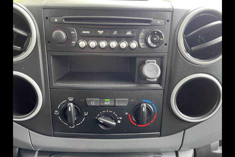 Peugeot Partner 1.6 BlueHDi E6 BPM Vrij! Lease €129 p/m, Airco, Cruise controle, onderhoudshistorie aanwezig