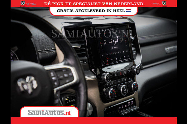 Dodge Ram 1500 SPORT | BOM VOL | 402PK HEMI 5,7 V8 | LUCHTVERING | BED SLIDE | PANO | ADAPTIVE CRUISE | 360 CAMERA | EN VEEL MEER | DUBBELE CABINE | 5 PERSOONS | LAGE KM STAND | GRANITE |