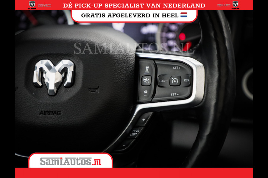 Dodge Ram 1500 SPORT | BOM VOL | 402PK HEMI 5,7 V8 | LUCHTVERING | BED SLIDE | PANO | ADAPTIVE CRUISE | 360 CAMERA | EN VEEL MEER | DUBBELE CABINE | 5 PERSOONS | LAGE KM STAND | GRANITE |
