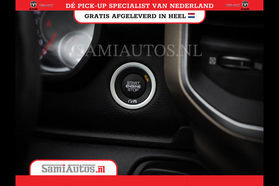 Dodge Ram 1500 SPORT | BOM VOL | 402PK HEMI 5,7 V8 | LUCHTVERING | BED SLIDE | PANO | ADAPTIVE CRUISE | 360 CAMERA | EN VEEL MEER | DUBBELE CABINE | 5 PERSOONS | LAGE KM STAND | GRANITE |
