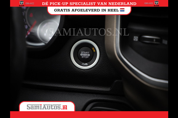 Dodge Ram 1500 SPORT | BOM VOL | 402PK HEMI 5,7 V8 | LUCHTVERING | BED SLIDE | PANO | ADAPTIVE CRUISE | 360 CAMERA | EN VEEL MEER | DUBBELE CABINE | 5 PERSOONS | LAGE KM STAND | GRANITE |