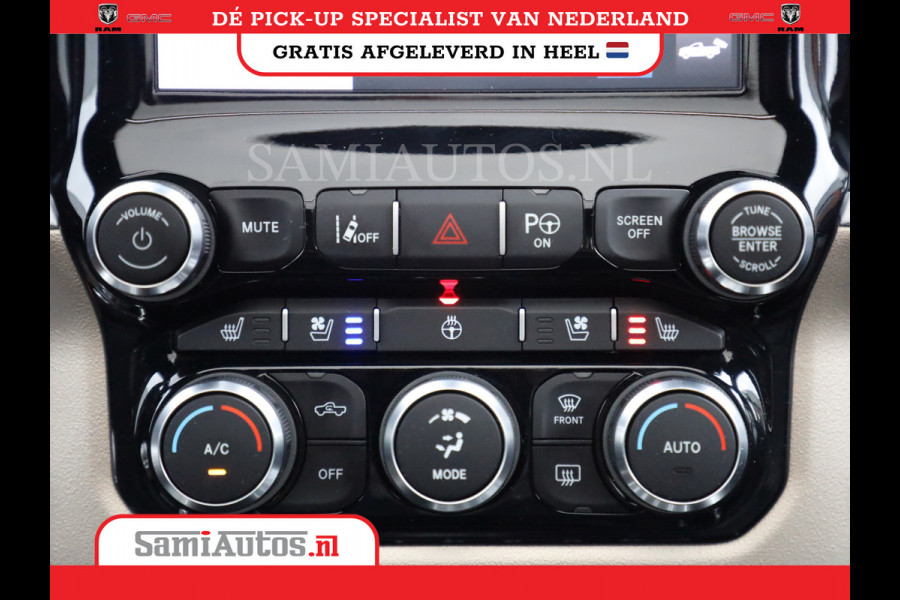 Dodge Ram 1500 SPORT | BOM VOL | 402PK HEMI 5,7 V8 | LUCHTVERING | BED SLIDE | PANO | ADAPTIVE CRUISE | 360 CAMERA | EN VEEL MEER | DUBBELE CABINE | 5 PERSOONS | LAGE KM STAND | GRANITE |