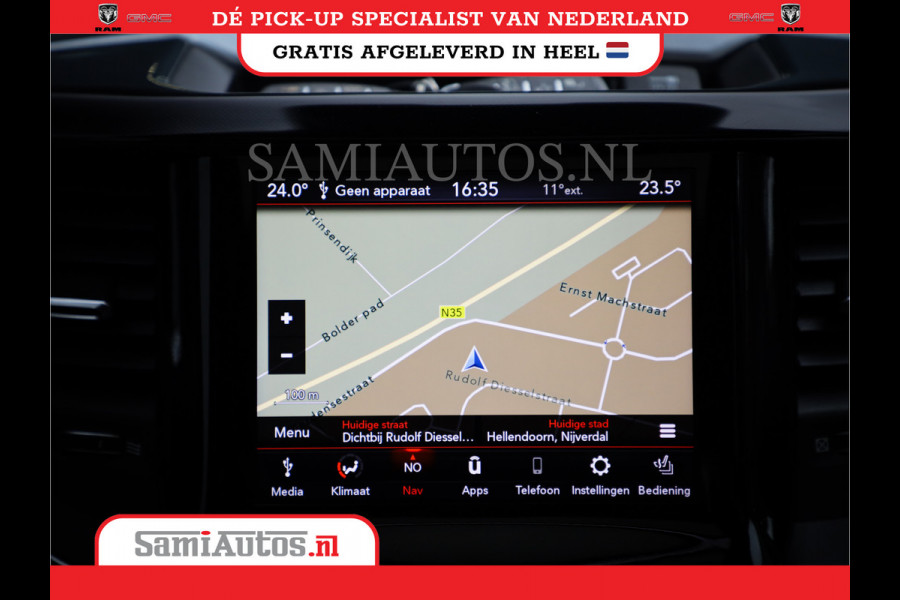Dodge Ram 1500 SPORT | BOM VOL | 402PK HEMI 5,7 V8 | LUCHTVERING | BED SLIDE | PANO | ADAPTIVE CRUISE | 360 CAMERA | EN VEEL MEER | DUBBELE CABINE | 5 PERSOONS | LAGE KM STAND | GRANITE |