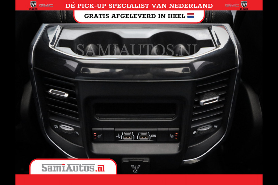 Dodge Ram 1500 SPORT | BOM VOL | 402PK HEMI 5,7 V8 | LUCHTVERING | BED SLIDE | PANO | ADAPTIVE CRUISE | 360 CAMERA | EN VEEL MEER | DUBBELE CABINE | 5 PERSOONS | LAGE KM STAND | GRANITE |