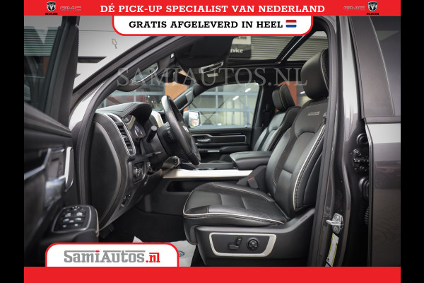 Dodge Ram 1500 SPORT | BOM VOL | 402PK HEMI 5,7 V8 | LUCHTVERING | BED SLIDE | PANO | ADAPTIVE CRUISE | 360 CAMERA | EN VEEL MEER | DUBBELE CABINE | 5 PERSOONS | LAGE KM STAND | GRANITE |