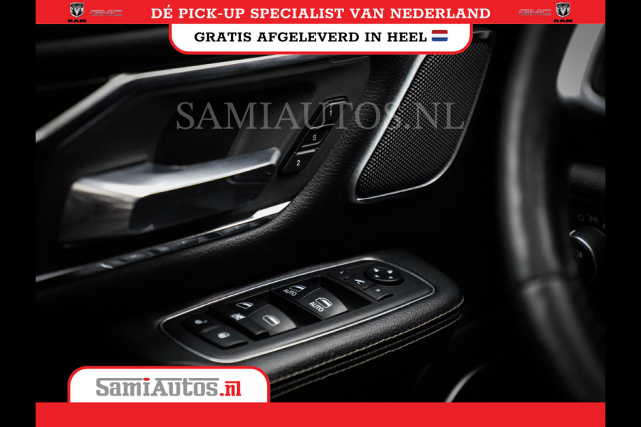Dodge Ram 1500 SPORT | BOM VOL | 402PK HEMI 5,7 V8 | LUCHTVERING | BED SLIDE | PANO | ADAPTIVE CRUISE | 360 CAMERA | EN VEEL MEER | DUBBELE CABINE | 5 PERSOONS | LAGE KM STAND | GRANITE |