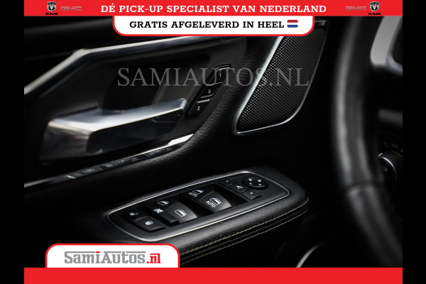 Dodge Ram 1500 SPORT | BOM VOL | 402PK HEMI 5,7 V8 | LUCHTVERING | BED SLIDE | PANO | ADAPTIVE CRUISE | 360 CAMERA | EN VEEL MEER | DUBBELE CABINE | 5 PERSOONS | LAGE KM STAND | GRANITE |