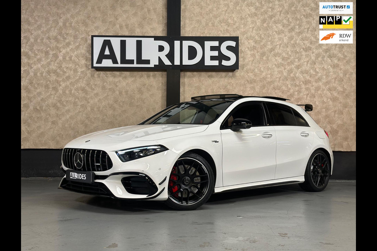 Mercedes-Benz A-Klasse A45 S AMG 4MATIC+ | fabrieksgarantie | pano | keyless | 360 camera | schaalstoelen Mercedes-Benz A-Klasse A45 S AMG 4MATIC+ | fabrieksgarantie | pano | keyless | 360 camera | schaalstoelen