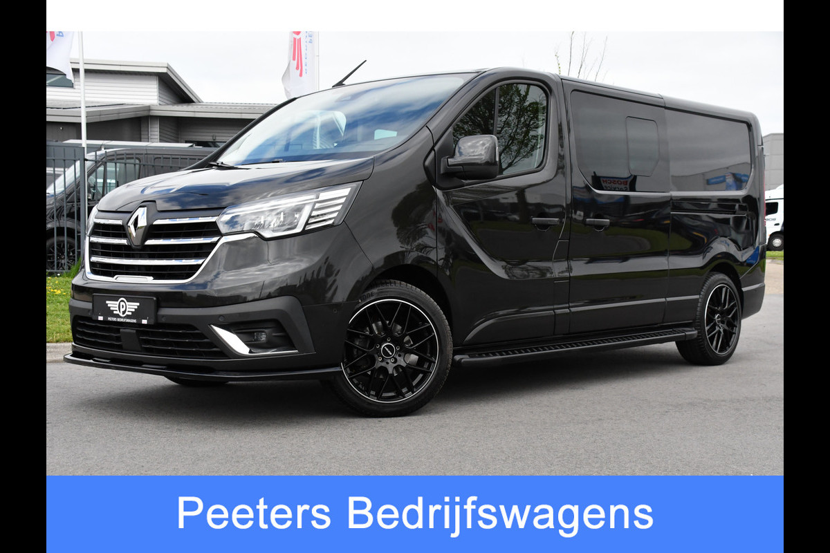 Renault Trafic 2.0 dCi 170 T29 L2H1 DC Luxe Black Edition Camera, Cruise, Carplay, 170PK, 2 x Schuifdeur, LED, Stoelverwarming, Clima, Keyless, Uniek!