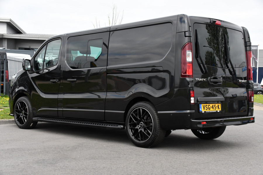 Renault Trafic 2.0 dCi 170 T29 L2H1 DC Luxe Black Edition Camera, Cruise, Carplay, 170PK, 2 x Schuifdeur, LED, Stoelverwarming, Clima, Keyless, Uniek!