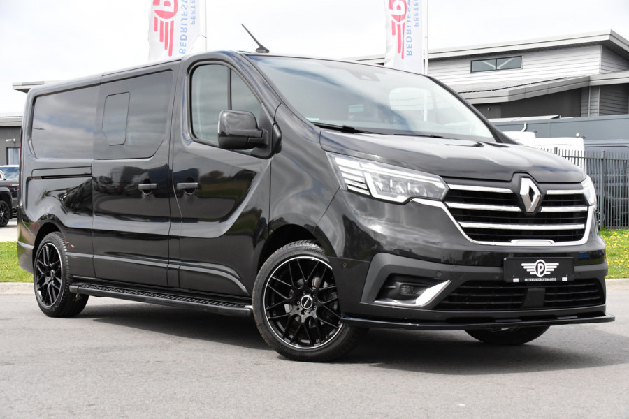 Renault Trafic 2.0 dCi 170 T29 L2H1 DC Luxe Black Edition Camera, Cruise, Carplay, 170PK, 2 x Schuifdeur, LED, Stoelverwarming, Clima, Keyless, Uniek!