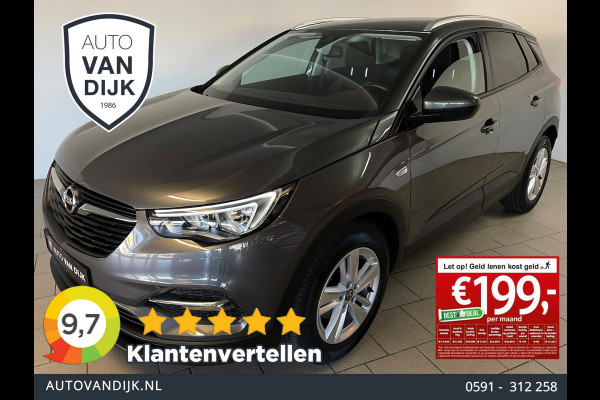 Opel Grandland X 1.2 Turbo Business Executive AUTOMAAT AIRCO NAVI CRUISE STOELVERW CENT VERG PRIVACYGLAS VELGEN ZEER NETTE AUTO