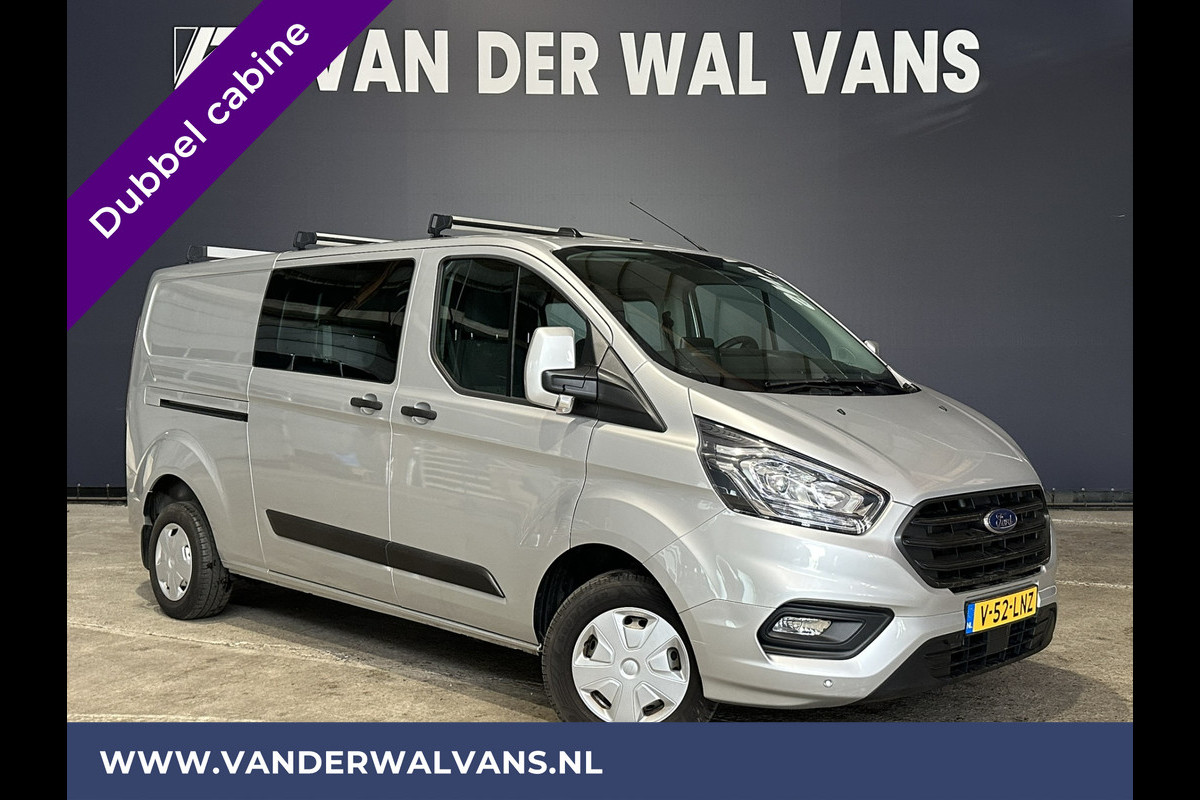 Ford Transit Custom 2.0 TDCI 130pk L2H1 Dubbele Cabine Euro6 Airco | Camera | LED | Apple Carplay | 5-Zits | Dakdragers Isofix, Android Auto, Cruisecontrol, 2800kg Trekhaak, Parkeersensoren, Stoelverwarming, Verwarmde voorruit Ford Transit Custom 2.0 TDCI 130pk L2H1 Dubbele Cabine Euro6 Airco | Camera | LED | Apple Carplay | 5-Zits | Dakdragers Isofix, Android Auto, Cruisecontrol, 2800kg Trekhaak, Parkeersensoren, Stoelverwarming, Verwarmde voorruit