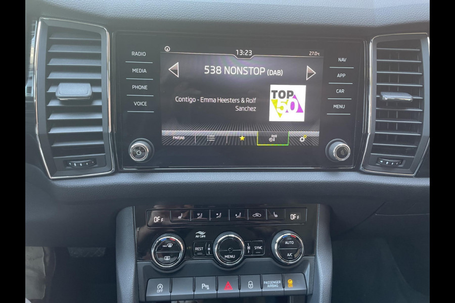 Škoda Kodiaq 1.5 TSI 150pk DSG Style 7p. | Navigatie | Apple Carplay/Android Auto | Adaptive Cruise Control | Parkeersensor achter | Stoel- en stuurverwarming | Ledverlichting | Getinte ramen | Climate Control