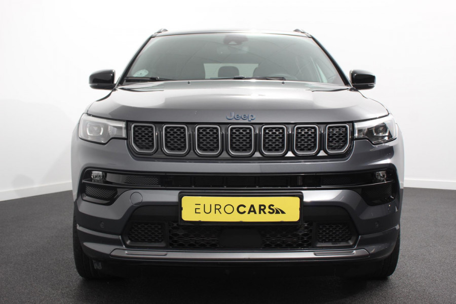 Jeep Compass 4x e Automaat 240pk Plug-in Hybrid Electric S Leder Navigatie Adaptive Cruise Control Lane /Side Assist Alpine Soundsystem Camera elektrische Achterklep