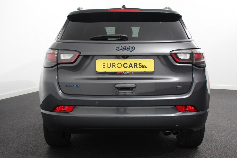 Jeep Compass 4x e Automaat 240pk Plug-in Hybrid Electric S Leder Navigatie Adaptive Cruise Control Lane /Side Assist Alpine Soundsystem Camera elektrische Achterklep