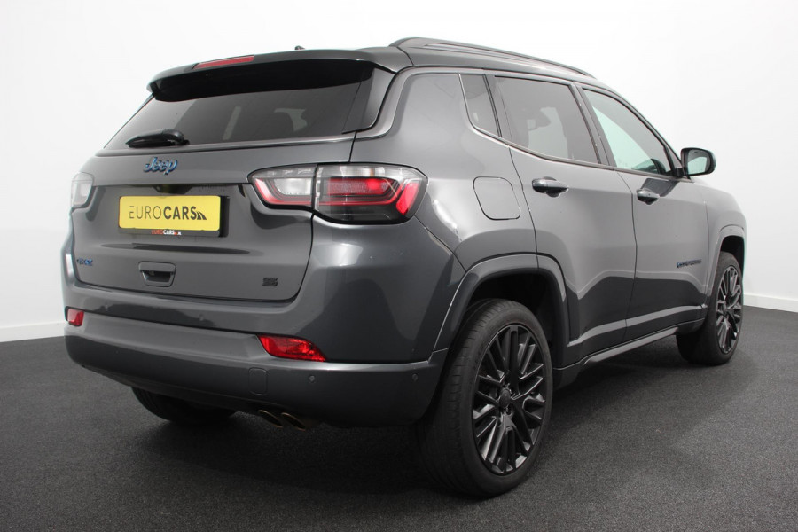 Jeep Compass 4x e Automaat 240pk Plug-in Hybrid Electric S Leder Navigatie Adaptive Cruise Control Lane /Side Assist Alpine Soundsystem Camera elektrische Achterklep