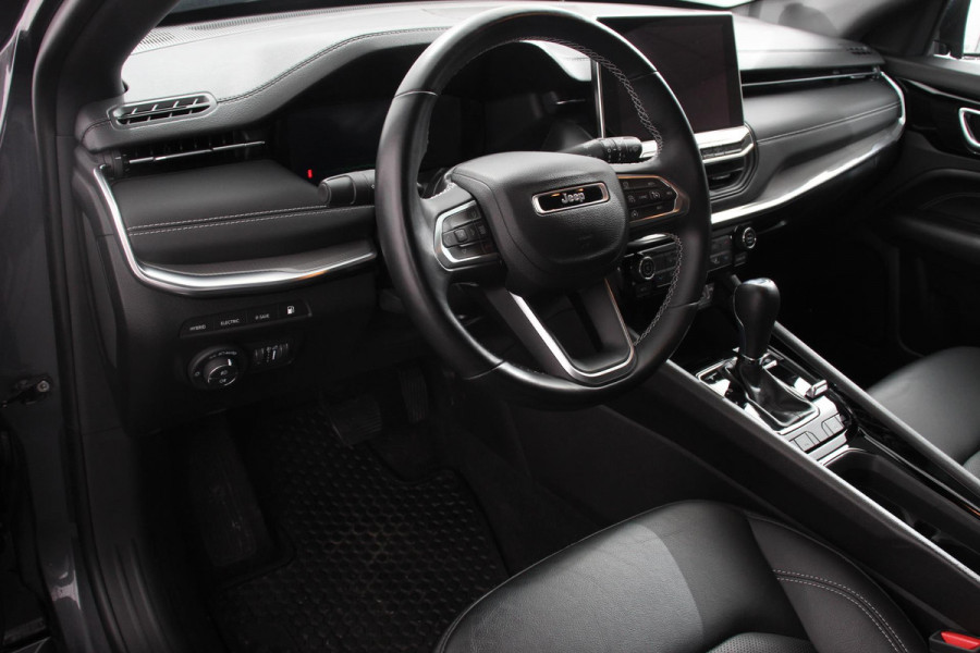 Jeep Compass 4x e Automaat 240pk Plug-in Hybrid Electric S Leder Navigatie Adaptive Cruise Control Lane /Side Assist Alpine Soundsystem Camera elektrische Achterklep